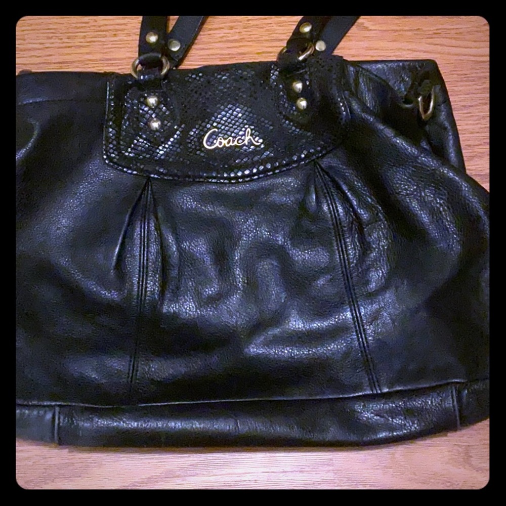 Coach purse with matching wallet